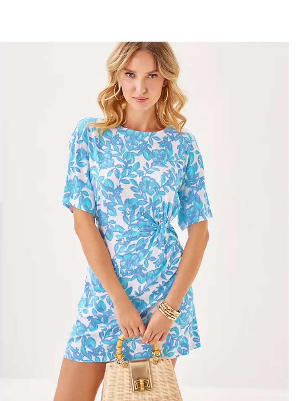Lilly Pulitzer Shaw Twist-Front Mini Dress size medium NWT